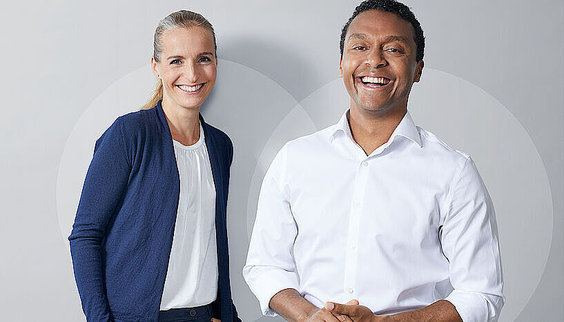 Christiane Kofink und Nuno Maulide